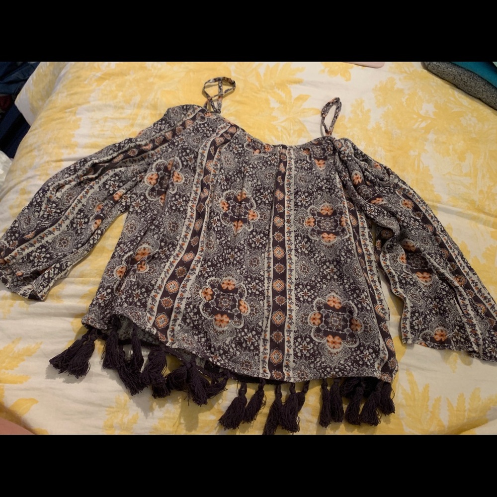 Dress Dhirt with tassels